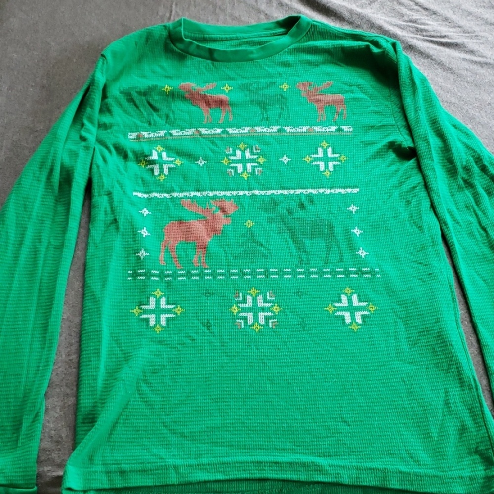 Men's long sleeve Christmas shirt